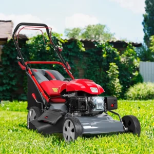20-Inch Self-Propelled Gas Lawn Mower For Large Yard, 170Cc 2800R.p.m, Adjustable Cutting Height